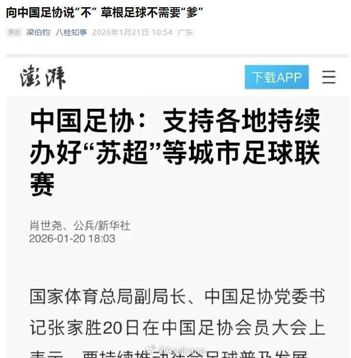 8868体育官方网站-自媒体炒作草根足球与足协对立被官媒转发，朱艺怒批：内容错乱，曲解政策